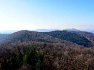 Hostýnské vrchy (vpravo Hostýn)