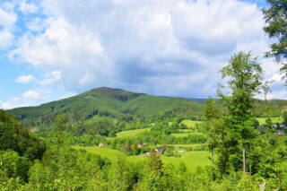 Pohled zpět na Černou horu