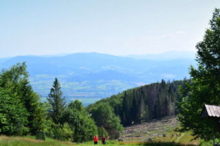 Výhled na Slezské Beskydy