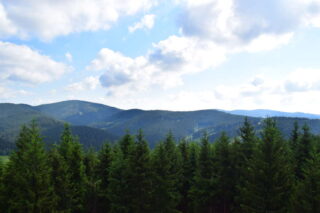 Výhled na Vysokou z Miloňové