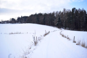 Úvodní úsek nad Hošťálkovou