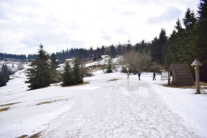 Sedlo Gežov, sníh, zima