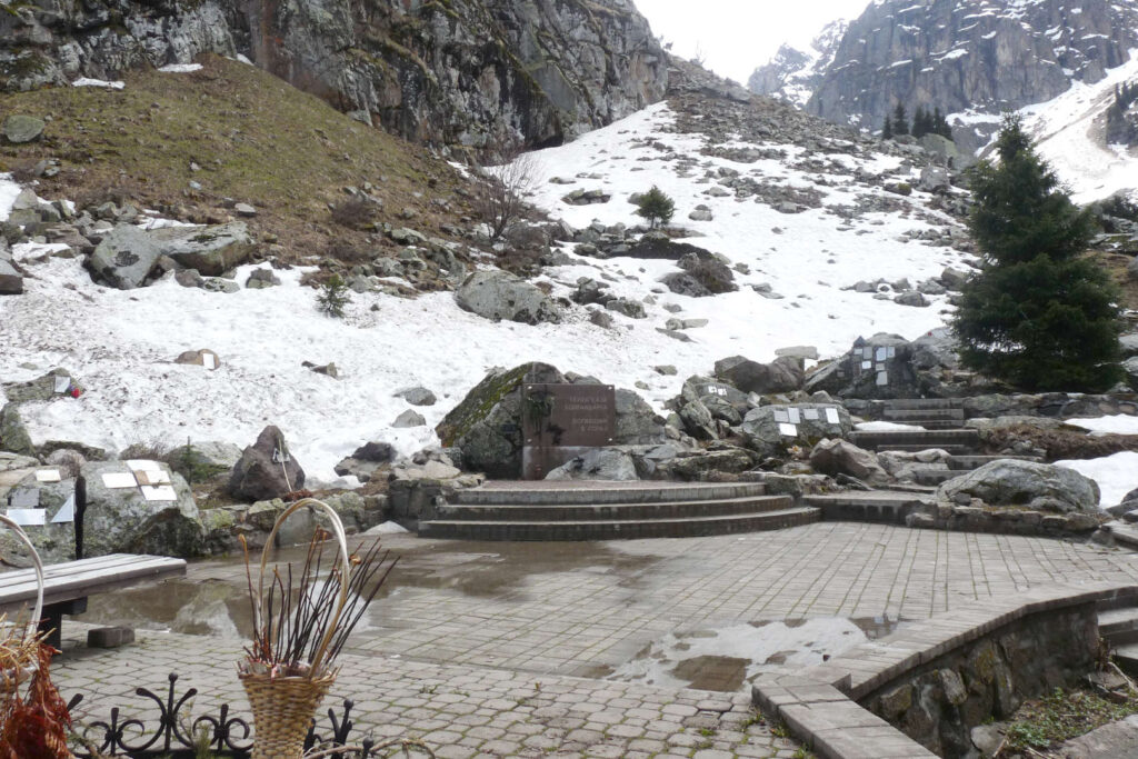 Pamítník, Čimbulak, Almaty, Kazachstán