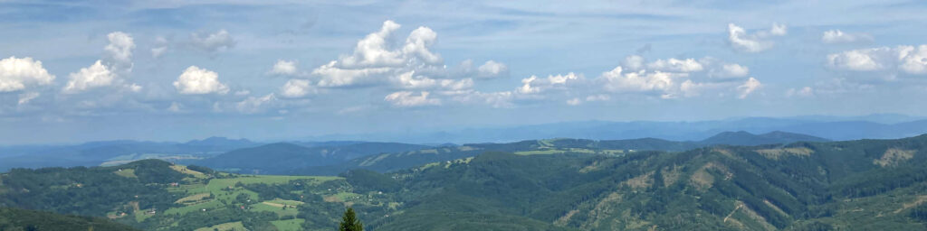 Slovenské hory z Velkého Lopeníku