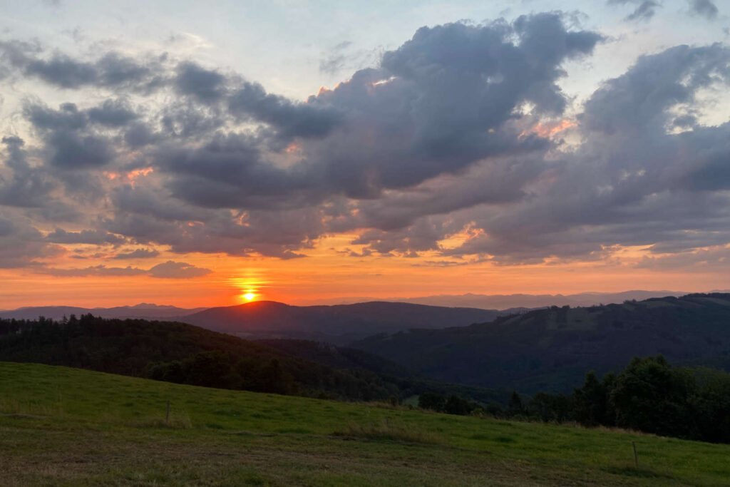 Východ slunce, Bílé Karpaty