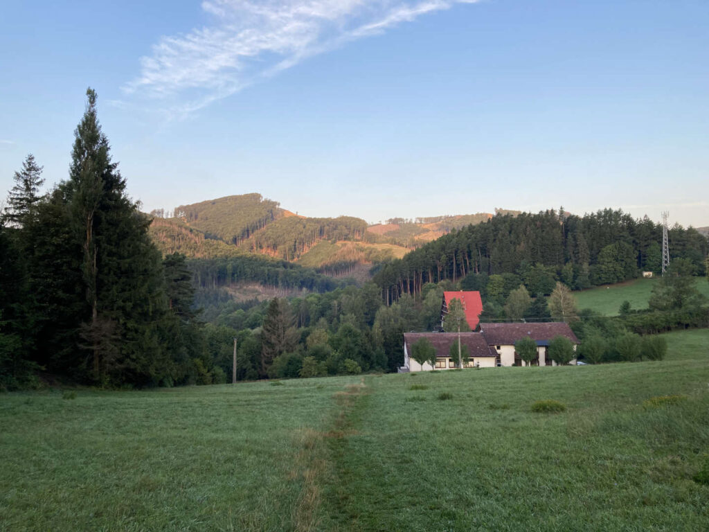 Ráno nad Rusavou, , Hostýnské vrchy