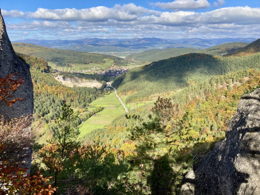 Výhled na Jablonové, Súľovské skály
