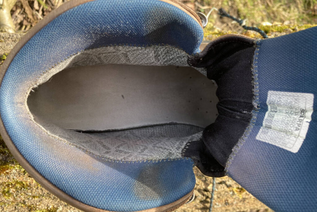 scarpa kailash pro gtx vnitřek boty