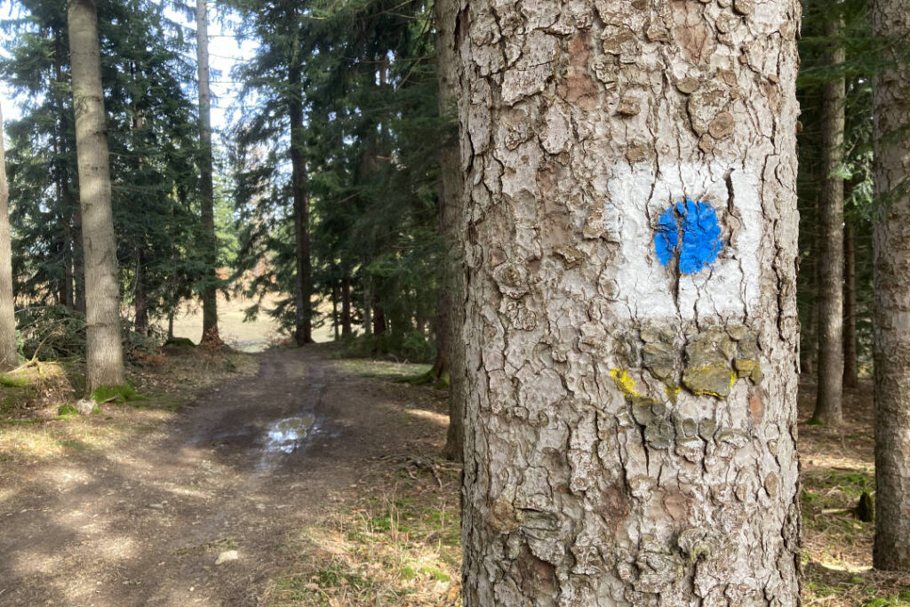 Jezdecká značka, Velké Karlovice