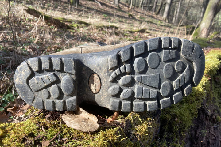 Pohorky Garmisch Montagna - detail podrážky