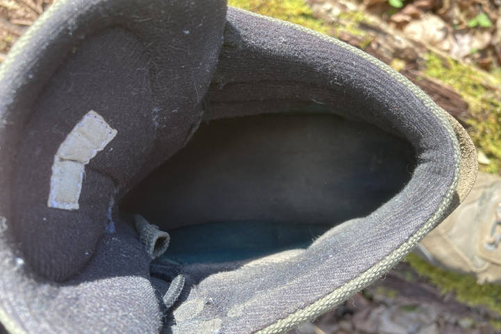 Pohorky Garmisch Montagna - vnitřek boty