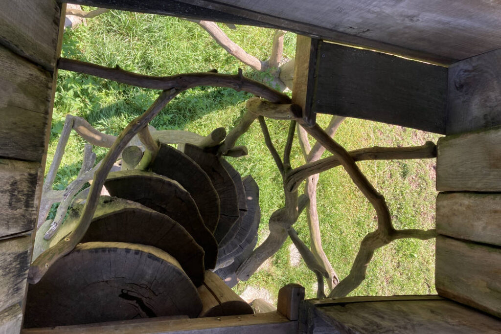 Rozhledna Oznička, schody