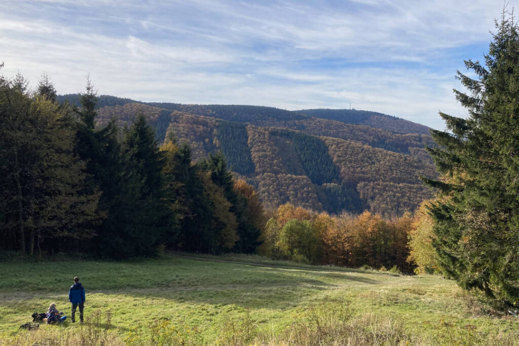 Radhošť, Beskydy, výhled z Pusteven