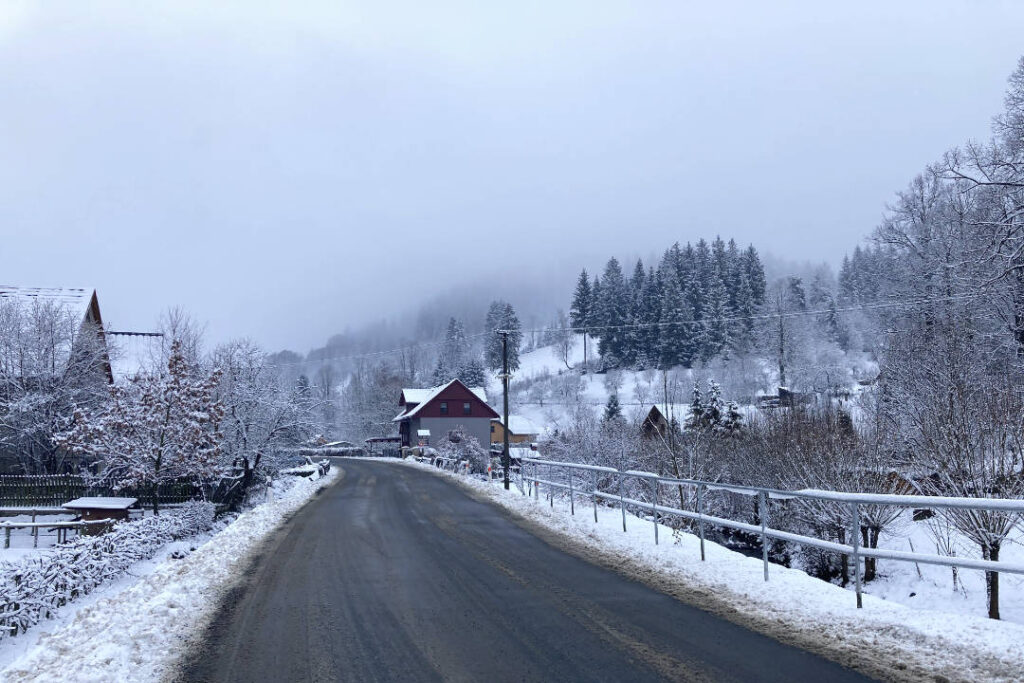 Vranča, Nový Hrozenkov, zima, sníh