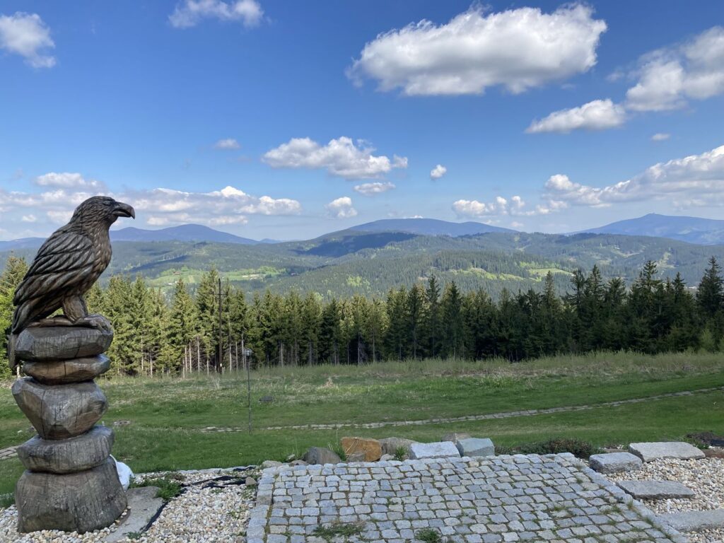 Hotel Súkenická, výhled na Beskydy